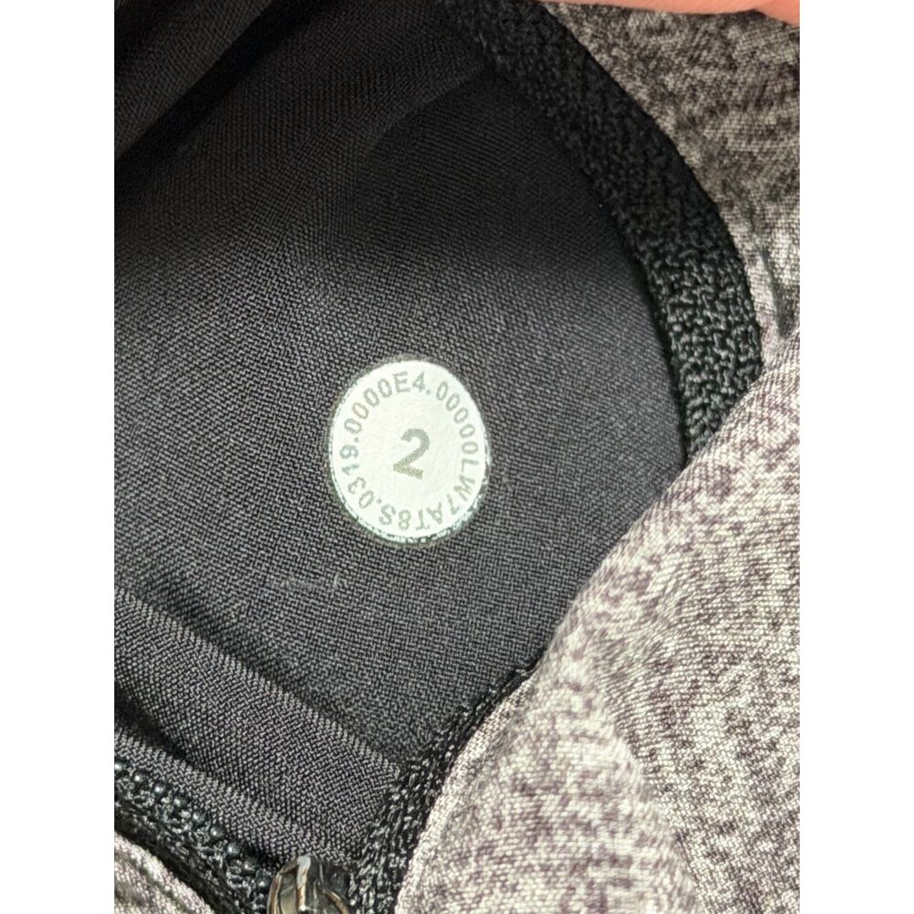 Lululemon kids Grey Athletic Running Shorts Lined Activewear Gym Shorts 2 - Picture 2 of 4